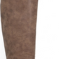 Botas femininas American Rag Kyle Buckle Wedges de cano alto, tamanho 6,5 M, cinza-claro