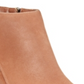 Botas femininas estilo ocidental acolchoadas, à prova d'água e com zíper, estilo Nancy, bico amendoado, salto alto, marrom, tamanho 6 M