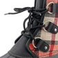 Botas de inverno femininas Baretraps Fahn Plaid Snow, pretas, tamanho 7 M