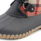 Botas de inverno femininas Baretraps Fahn Plaid Snow, pretas, tamanho 7 M