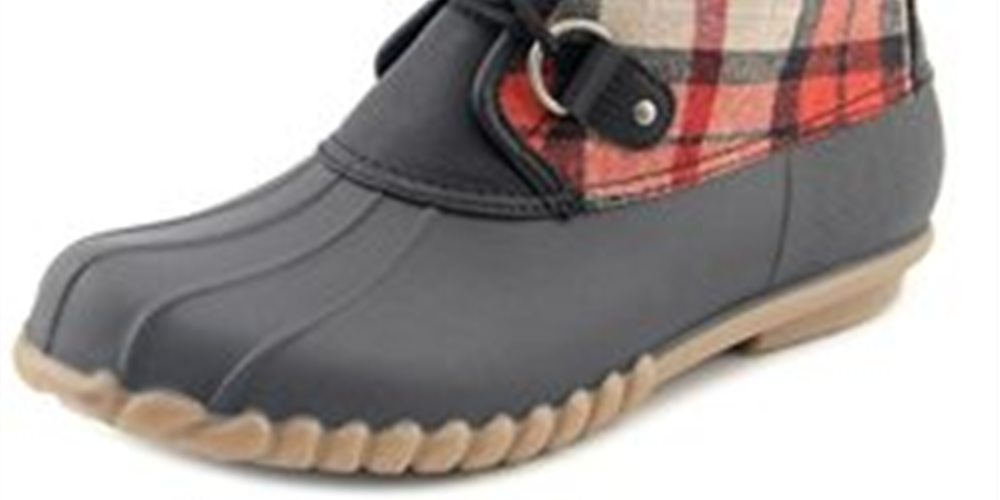 Botas de inverno femininas Baretraps Fahn Plaid Snow, pretas, tamanho 7 M