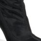 Badgley Mischka Botas femininas Ronnie Fabric bico fino cano médio, pretas, tamanho 8 M