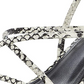 Sandálias femininas Nine West Nolan Barely There com tiras, tamanho 5,5, pretas