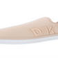 Tênis feminino DKNY Farra Fabric cano baixo, tamanho 7,5, pêssego