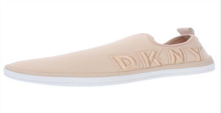 Tênis feminino DKNY Farra Fabric cano baixo, tamanho 7,5, pêssego