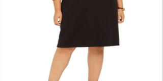 Vestido de ginástica feminino Tommy Hilfiger Plus Tennis, preto, tamanho 2X