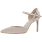 Calvin Klein Roya Couro Envernizado Feminino Salto Alto Dourado Tamanho 10 M