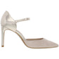 Calvin Klein Roya Couro Envernizado Feminino Salto Alto Dourado Tamanho 10 M