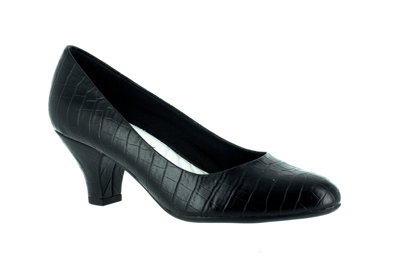 Sapatos femininos Easy Street Fabulous Pumps pretos tamanho 8,5