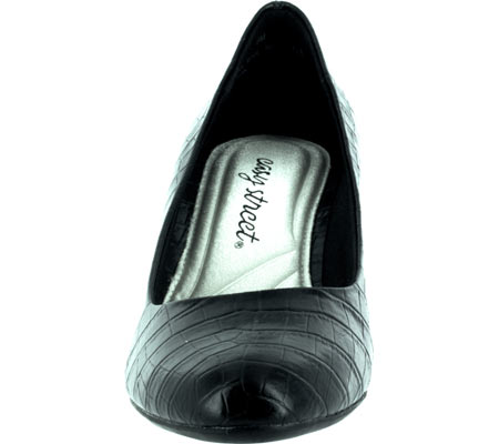 Sapatos femininos Easy Street Fabulous Pumps pretos tamanho 8,5