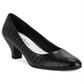 Sapatos femininos Easy Street Fabulous Pumps pretos tamanho 8,5