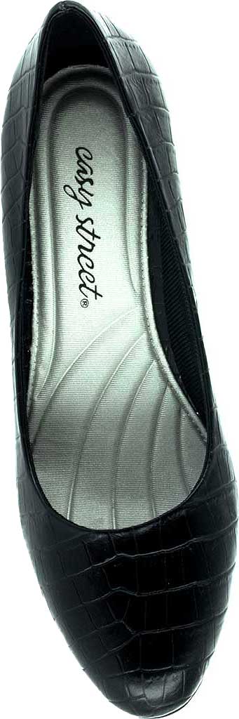 Sapatos femininos Easy Street Fabulous Pumps pretos tamanho 8,5