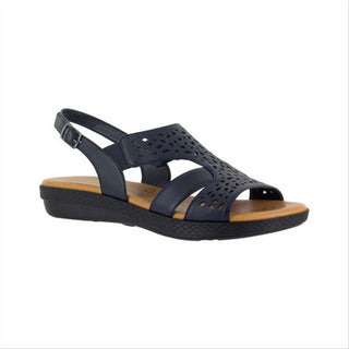 Sandálias femininas Easy Street Bolt, azul, tamanho 9,5