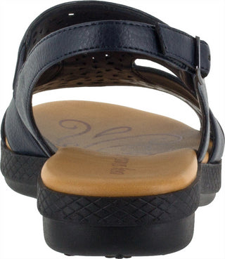 Sandálias femininas Easy Street Bolt, azul, tamanho 9,5