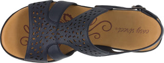 Sandálias femininas Easy Street Bolt, azul, tamanho 9,5