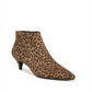 Bota feminina Circus by Sam Edelman com zíper e bico fino Kirby, estampa animal, salto gatinho, marrom, tamanho 8 M