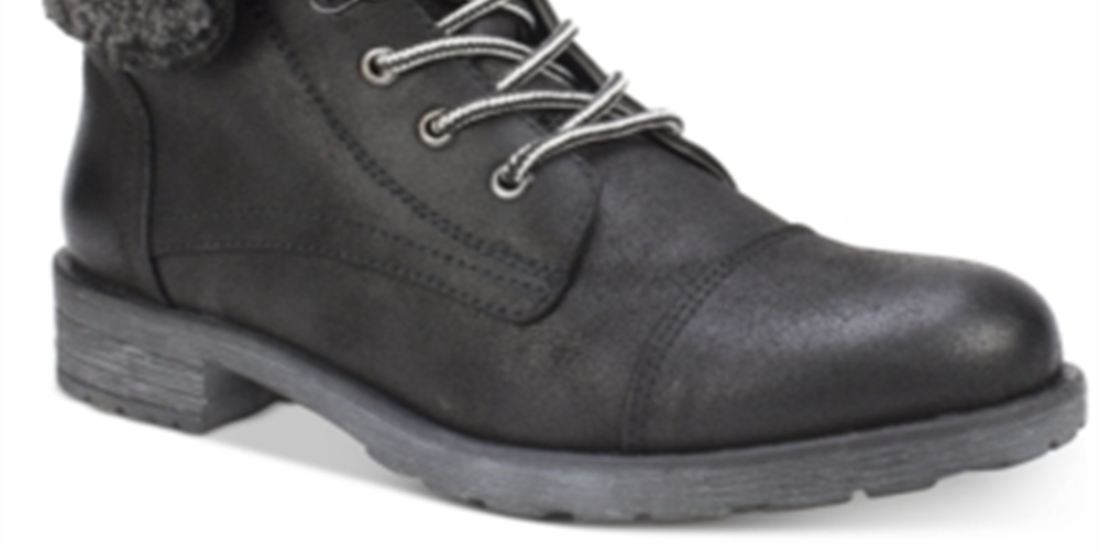 Suéter plataforma feminino White Mountain, gola de malha, punho felpudo, acolchoado, confortável, Sandro, bico redondo, salto bloco, botas de amarrar, cinza, tamanho 6,5 M