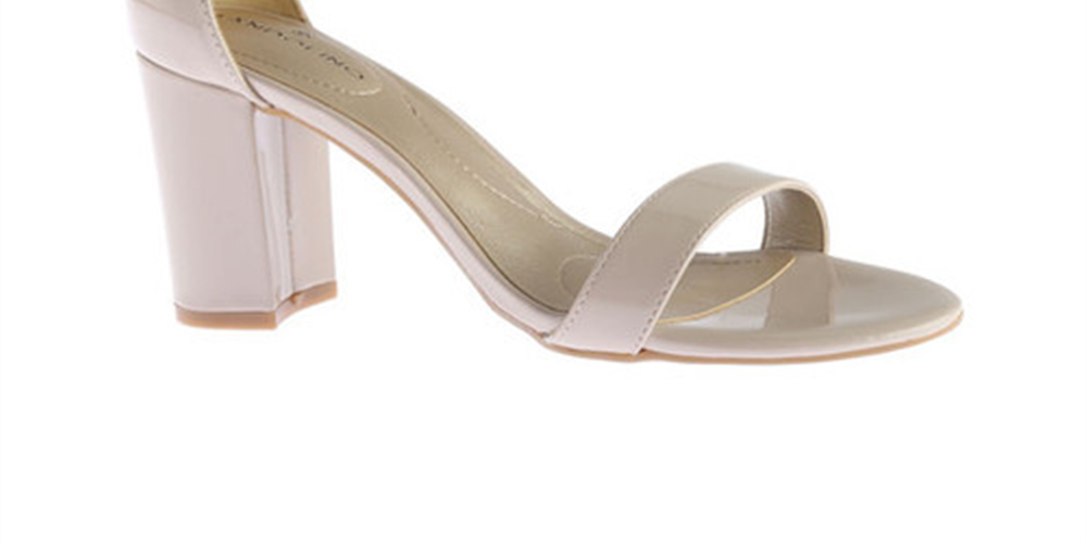 Sandálias femininas Bandolino Armory, sapatos brancos, tamanho 8 M