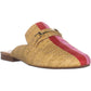 Mules femininas fechadas Gannie21 da INC International Concepts, cor palha, marrom natural, tamanho 6 M