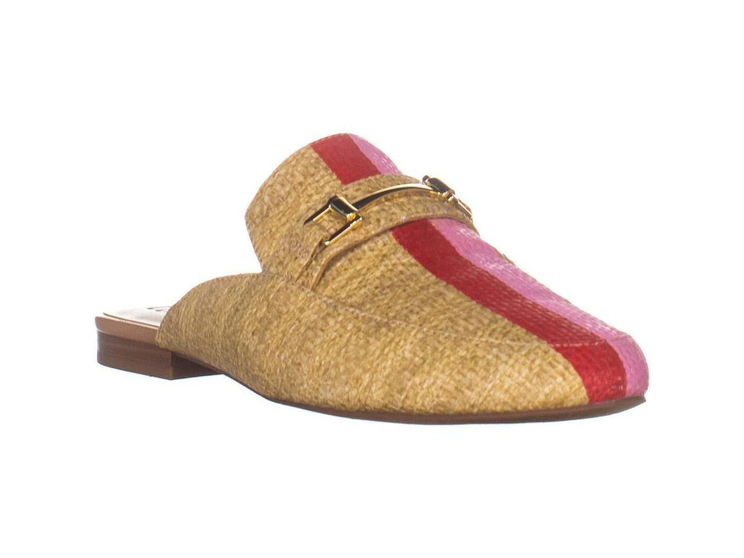 Mules femininas fechadas Gannie21 da INC International Concepts, cor palha, marrom natural, tamanho 6 M