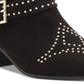 Botas femininas da INC International Concepts, bico redondo, tecido Iliana, pretas, tamanho 9,5