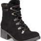 Botas femininas Rock &amp; Candy Saydie Fabric com bico fechado e cano curto, tamanho 8 M, pretas