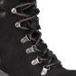 Botas femininas Rock &amp; Candy Saydie Fabric com bico fechado e cano curto, tamanho 8 M, pretas