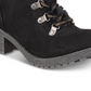 Botas femininas Rock &amp; Candy Saydie Fabric com bico fechado e cano curto, tamanho 8 M, pretas