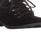 Botas femininas Rock &amp; Candy Saydie Fabric com bico fechado e cano curto, tamanho 8 M, pretas