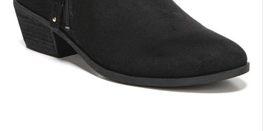 Botas femininas Dr. Scholl's Oxford pretas tamanho 9,5