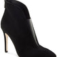 Jessica Simpson Piercie Leather Ankle Boot Feminino Preto Tamanho 10 M