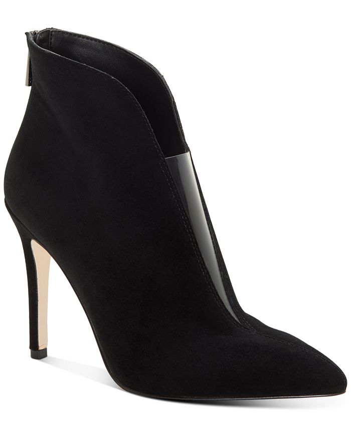 Jessica Simpson Piercie Leather Ankle Boot Feminino Preto Tamanho 10 M
