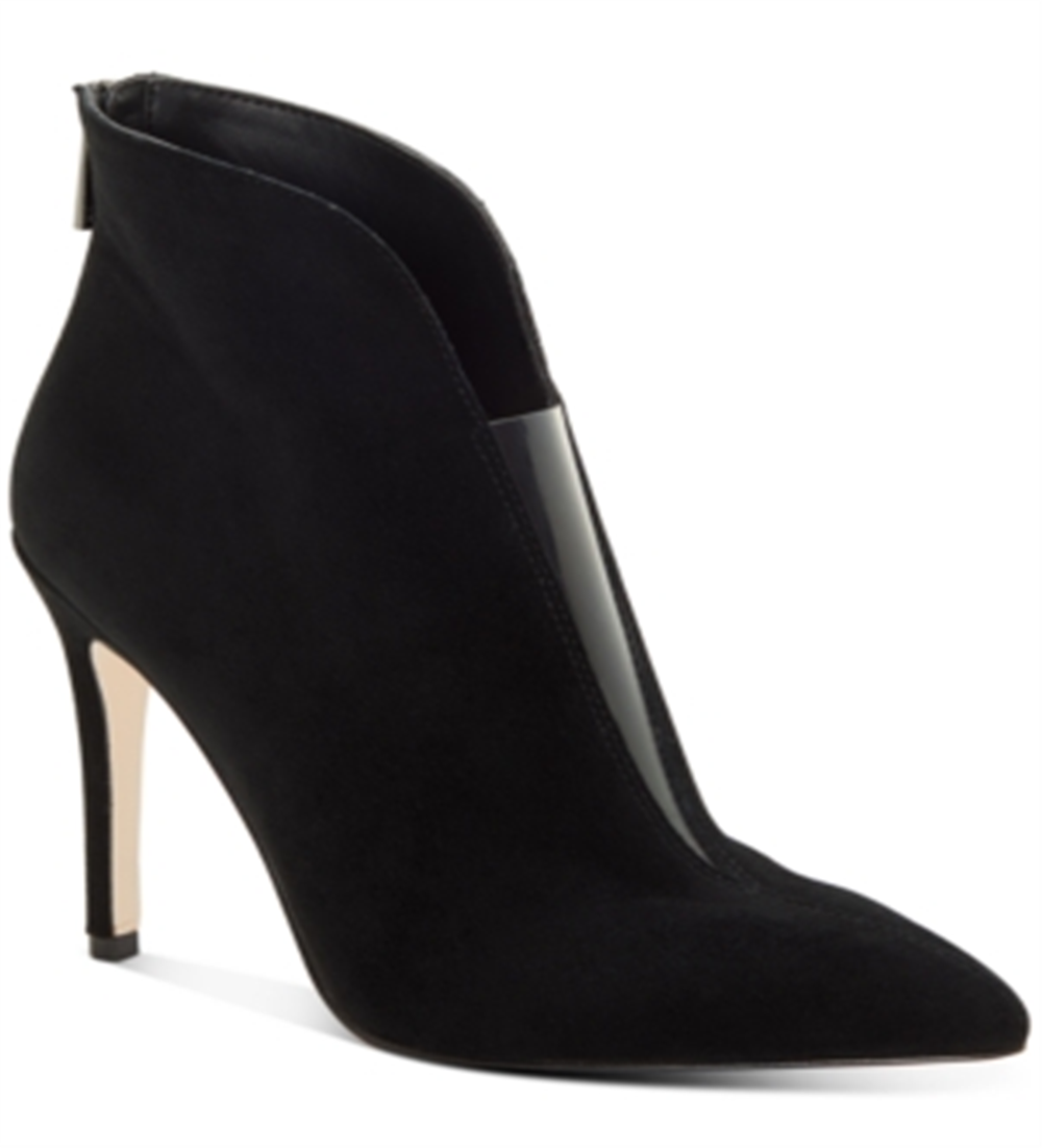 Piercie feminino Jessica Simpson em camurça da Sole Society, preto, tamanho 7,5