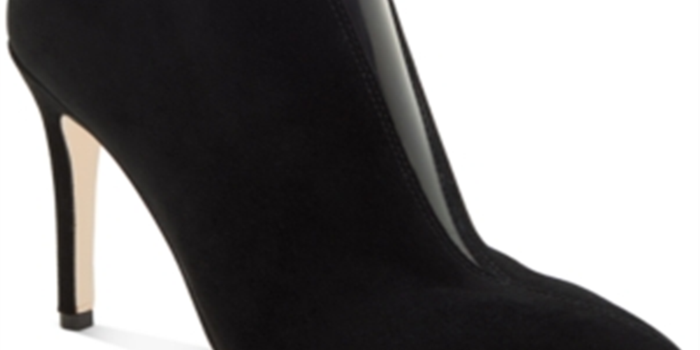 Piercie feminino Jessica Simpson em camurça da Sole Society, preto, tamanho 7,5