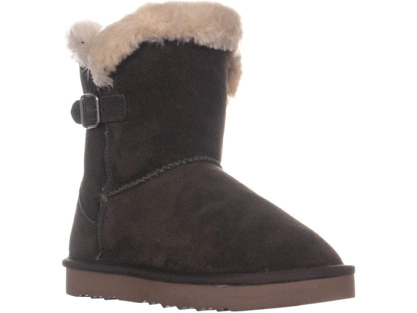 Botas de camurça Tiny2 para clima frio femininas da Style &amp; Co - verde-oliva, tamanho 7 M