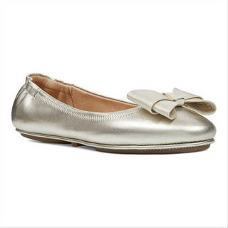 Bandolino Feminino Faudoa Bow Flat Dourado Tamanho 5 M