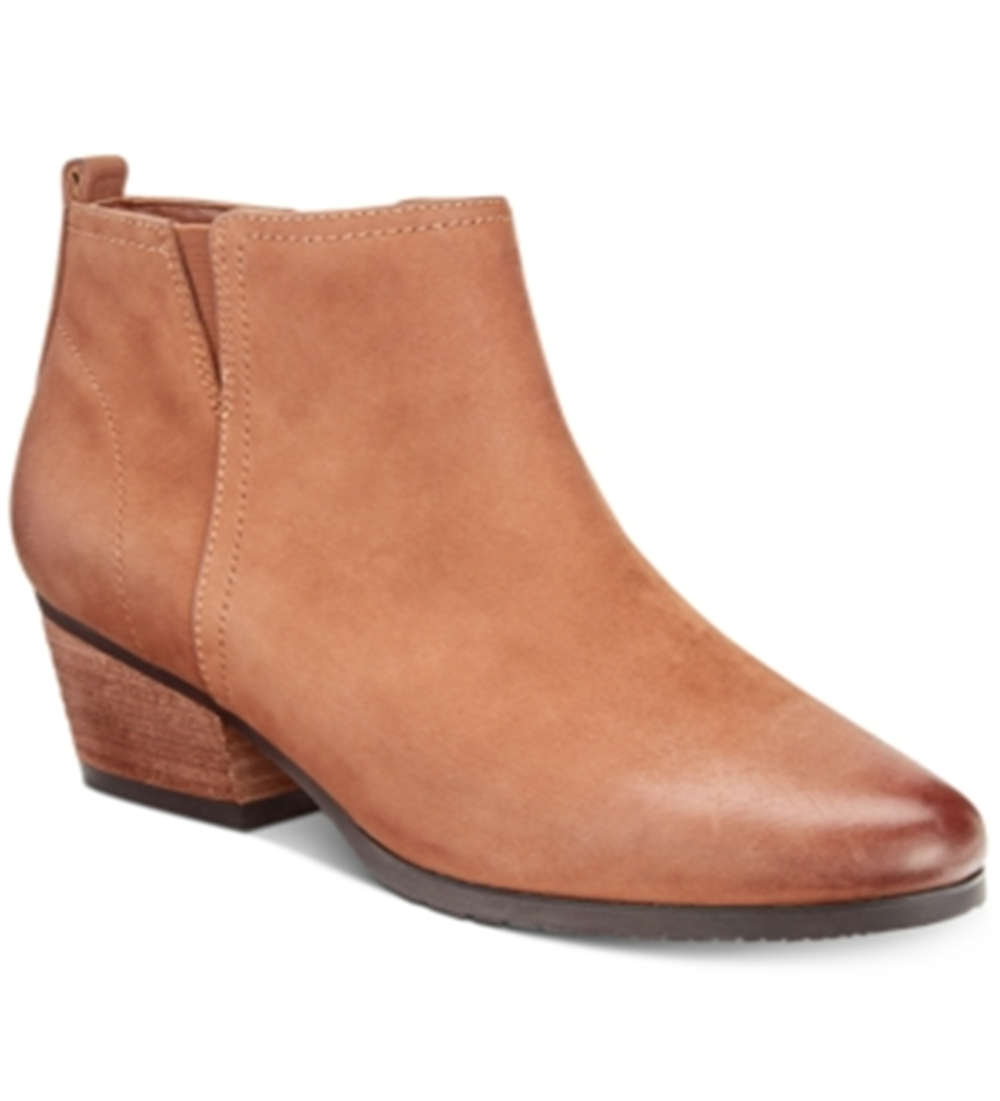 Botas de cano curto impermeáveis ​​Aqua College Isla Suede femininas, marrom, tamanho 8,5 M