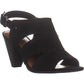 Sandálias Hosper Slingback SC35 Femininas Pretas Tamanho 6,5 M