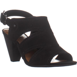 Sandálias Hosper Slingback SC35 Femininas Pretas Tamanho 6,5 M