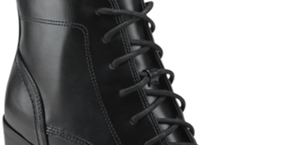 Tommy Hilfiger Elyssa Faux Leather Ankle Boot Feminino Preto Tamanho 9 M