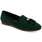 Mocassim feminino Charter Club Margott Suede fechado, verde, tamanho 6 M