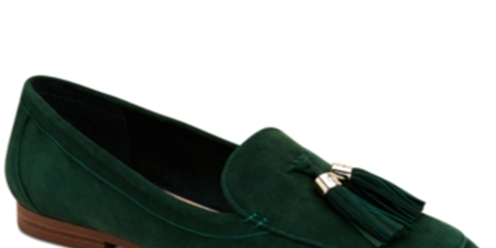 Mocassim feminino Charter Club Margott Suede fechado, verde, tamanho 6 M