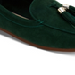 Mocassim feminino Charter Club Margott Suede fechado, verde, tamanho 6 M