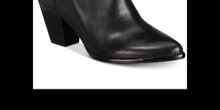 Frye Women's Leather Pointed Toe Ankle Fashion Boots Black Size 7.5