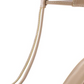 INC International Concepts Salto alto feminino de couro sintético transparente com tiras em T, cor de blush, tamanho 10M