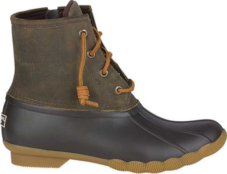 Bota feminina Sperry Saltwater Duck, marrom, tamanho 8 M
