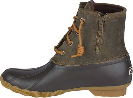 Bota feminina Sperry Saltwater Duck, marrom, tamanho 8 M