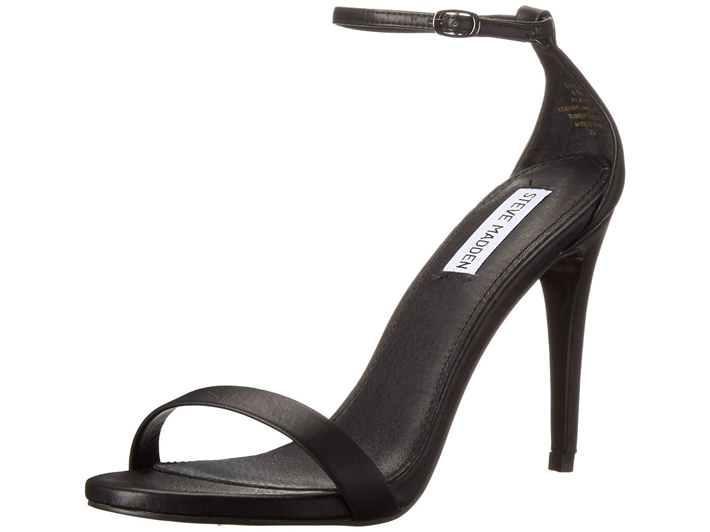 Sandálias femininas Steve Madden pretas tamanho 9,5M