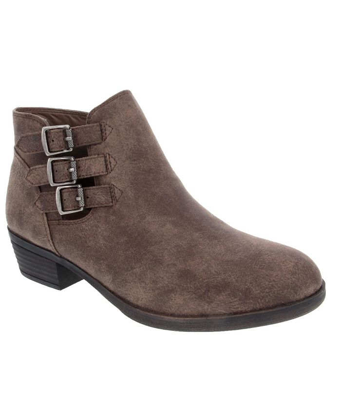 Bota feminina Sugar Tikki Ankle Bootie marrom tamanho 7,5