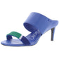 Sandálias Calvin Klein Cecily Femininas Azuis Tamanho 6,5M